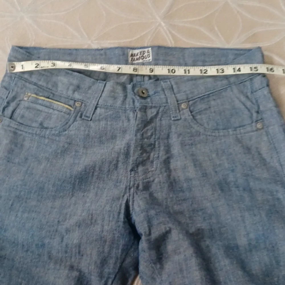 Naked and Famous Pineapple Selvedge Chambray, Skinny Guy, Denim!